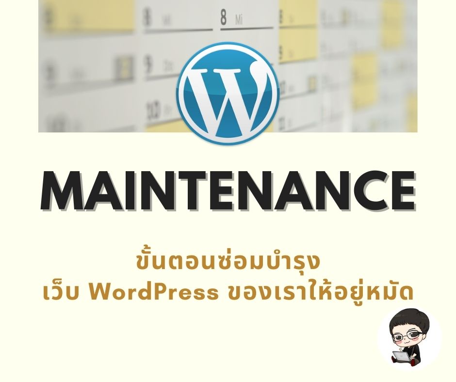 ขั้นตอนซ่อมบำรุงเว็บไซต์ WordPress ของเราให้อยู่หมัด
