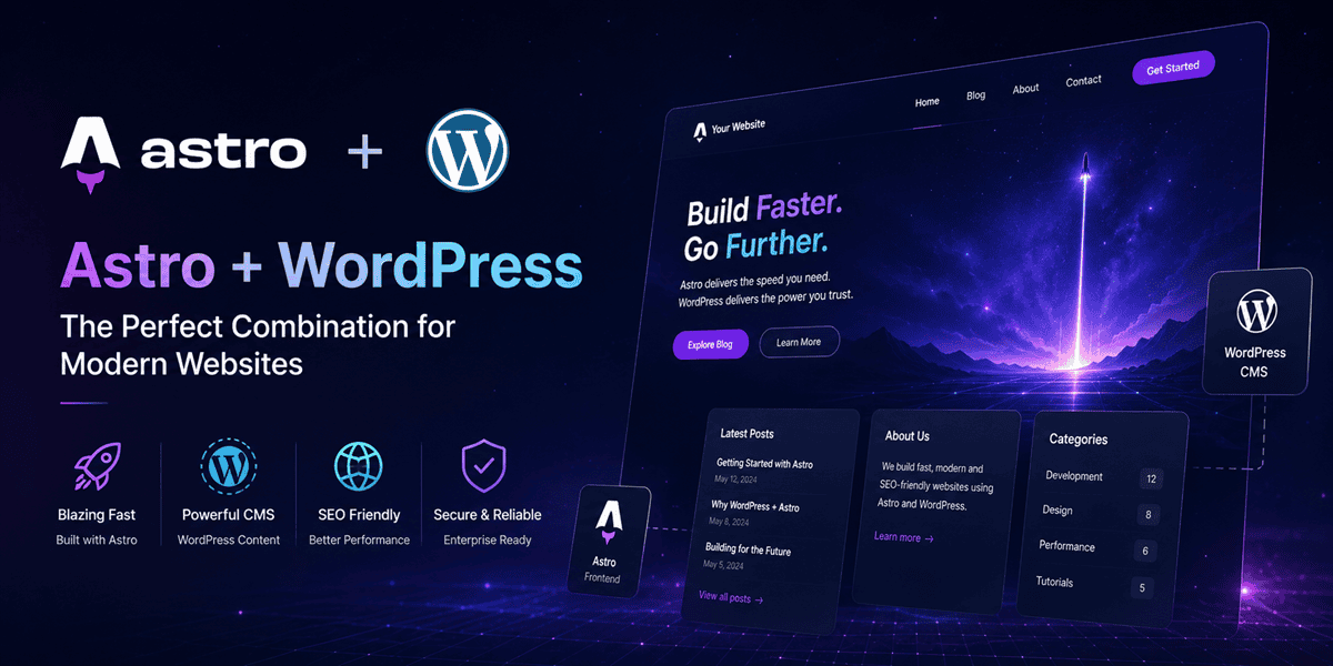 Astro + WordPress ทำไมผมถึงเอาสองอย่างนี้มาใช้ด้วยกัน